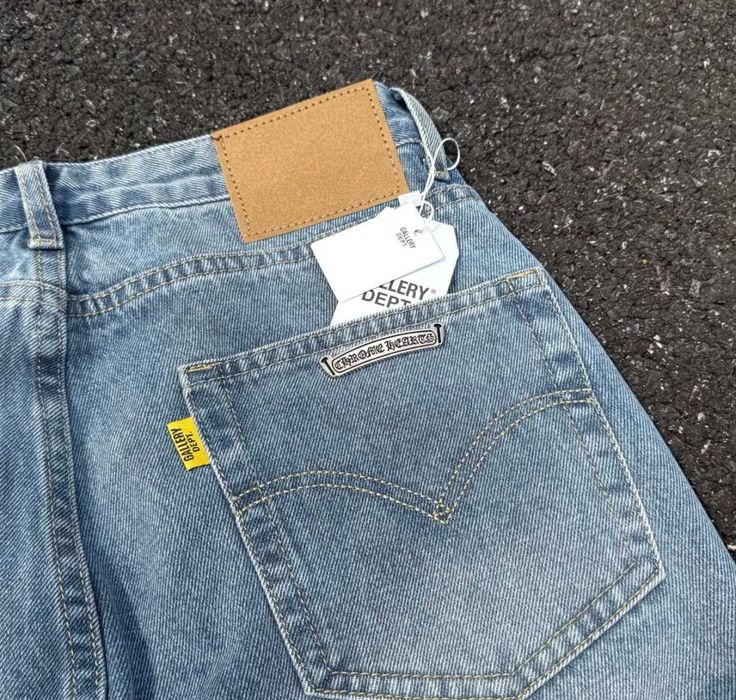 Джинси Chrome hearts x Gallery Dept jeans