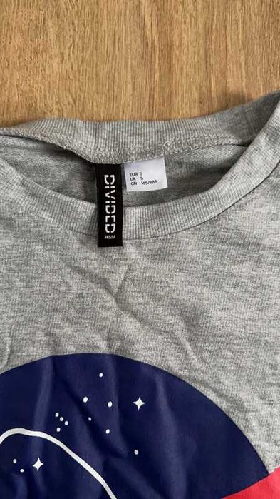 Szara bluza z logo NASA