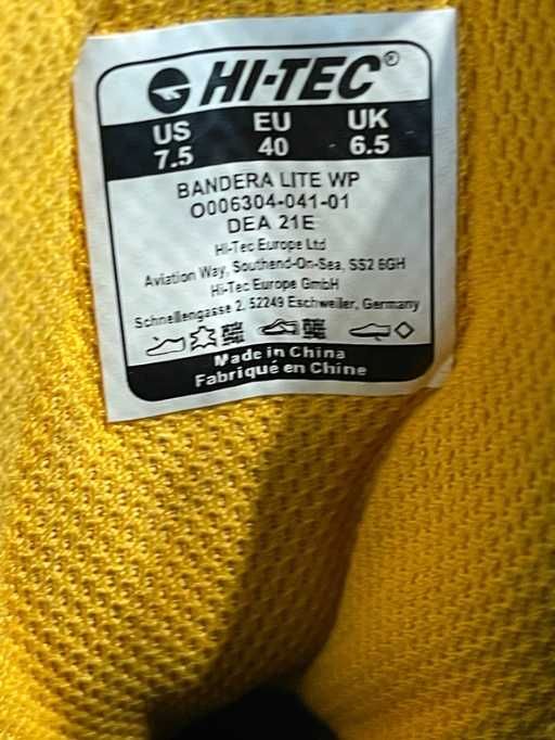 Buty damskie skórzane trekkingowe Hi-Tec Bandera Lite WP 40