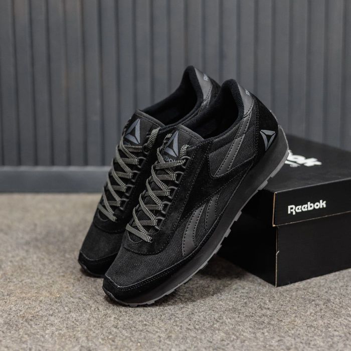 Кроссовки Reebok Classic All Black Мужские оригинал новые