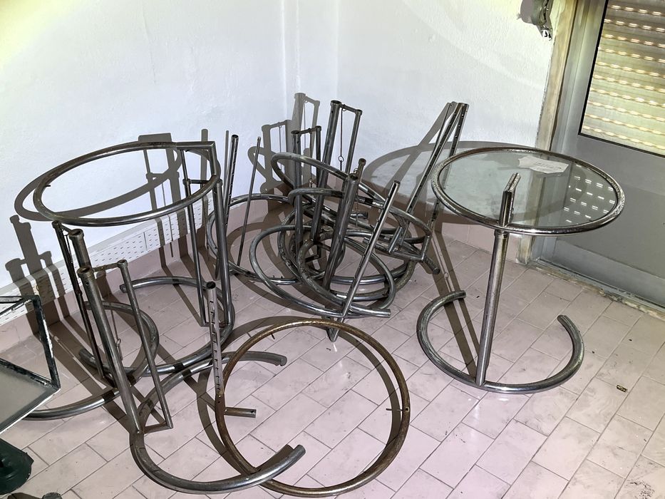 x14 mesas ajustáveis Eileen Gray - Mid century modern