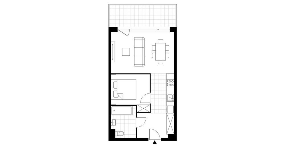 2-pokojowe mieszkanie 41m2 + balkon Bez Prowizji