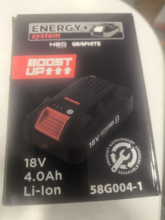 4 Ah  - Nowy Akumulator Graphite 58G004-1   18v