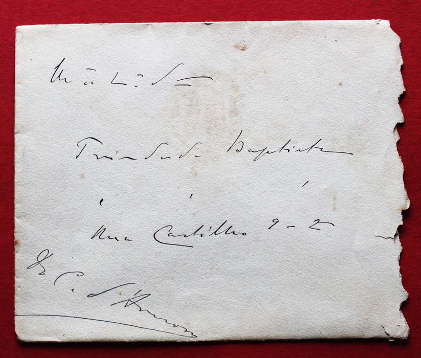 SECRETARIA PARTICULAR D. CARLOS AUTOGRAFO CONDE DE ARNOSO RARO