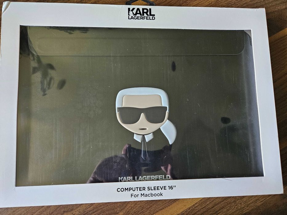 Karl Lagerfeld pokrowiec, etui na laptop, notebook, dokumenty, biuro