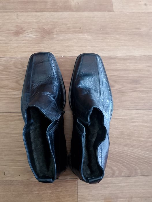 Buty męskie ocieplane nowe skóra rozmiar 44