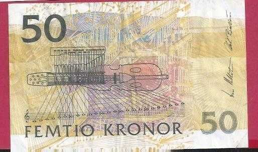 NOTA  DA   SUECIA  50    Kronor