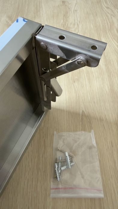Prateleira Aço Inox retrátil 60 cm x 25 cm (nova)