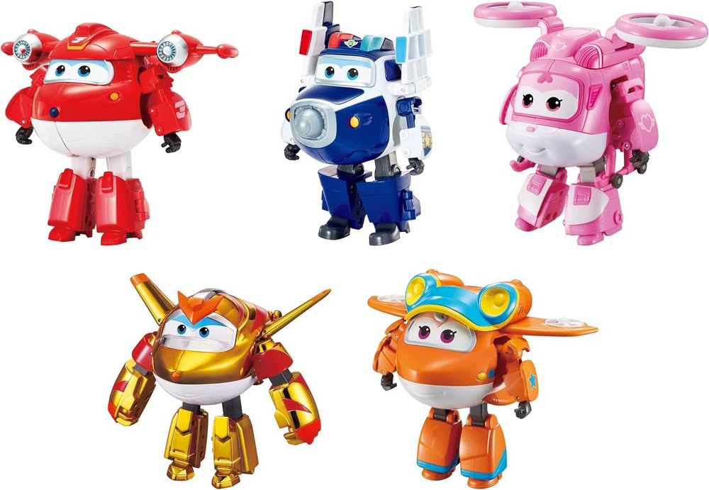 Набір 5 шт великі літачкі Супер крила супер крылья Super Wings