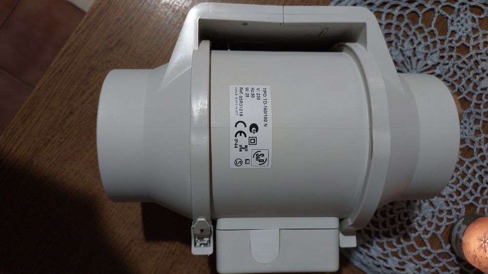 Wentylator kanałowy TD-160/100 N SILENT Soler & Palan 100 mm, cichy