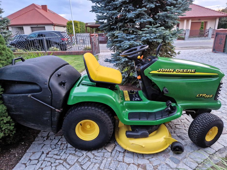 Traktorek kosiarka JOHN DEERE LTR 166 - po SERWISIE 16 KM V-ka!!