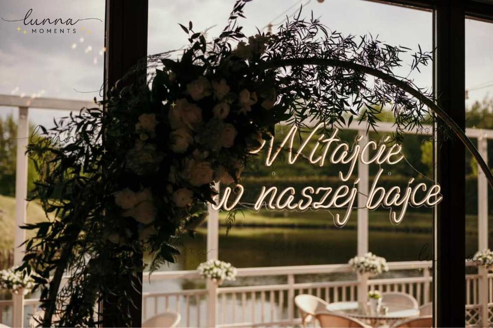 Witajcie w naszej bajce | Neon Ledon Napis Led | Autorskie Ledony