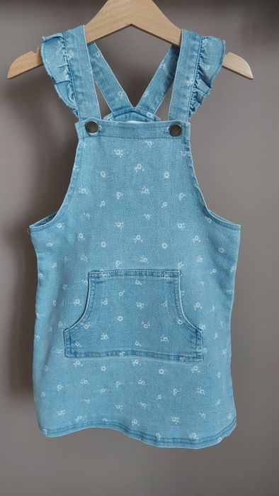 Sukienka ogrodniczka jeansowa Sinsay rozm. 116