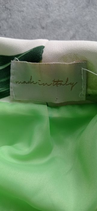 Włoski elegancki garnitur w kwiaty 38 j.nowy komunia wesele wiosna/lato InPost gratis!