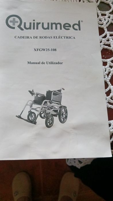Cadeira rodas elétrica nova