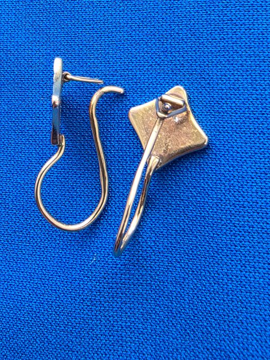 Сережки золото фото