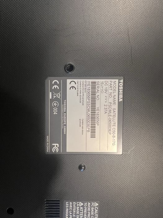 Portatil toshiba satellite c50 B17G