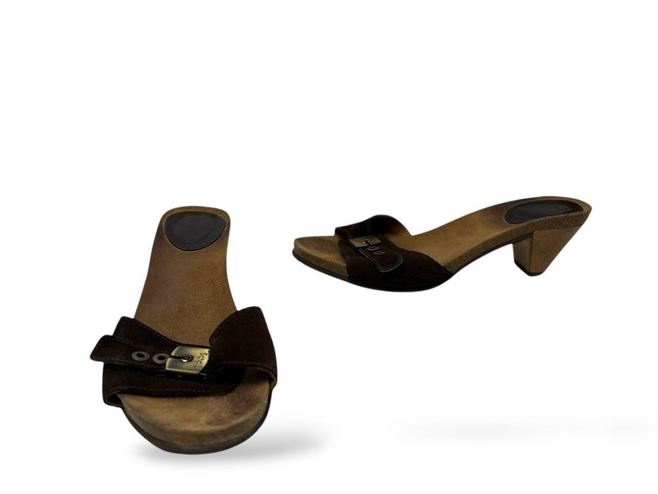 Klapki skorzane School rozmiar 40