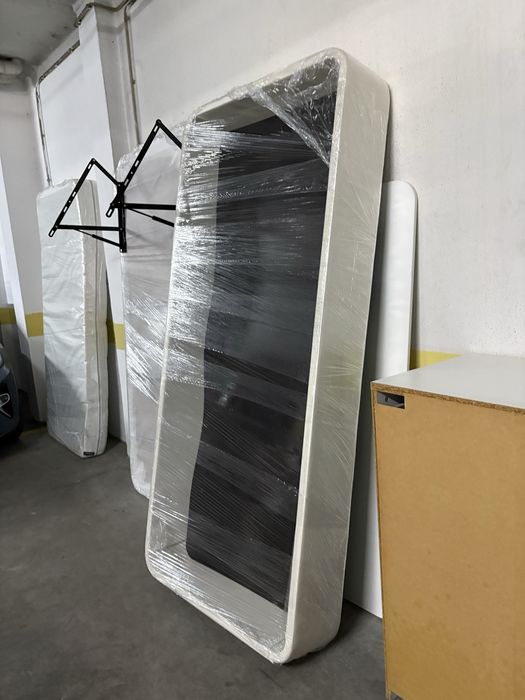 Sommier 90x200 com Arrumação + Colchão Emma