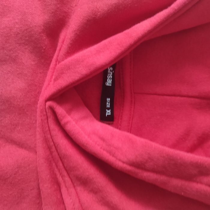 Czerwona bluza z kapturem XL sinsay