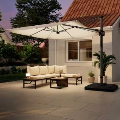Parasol Ogrodowy 3x3 Led