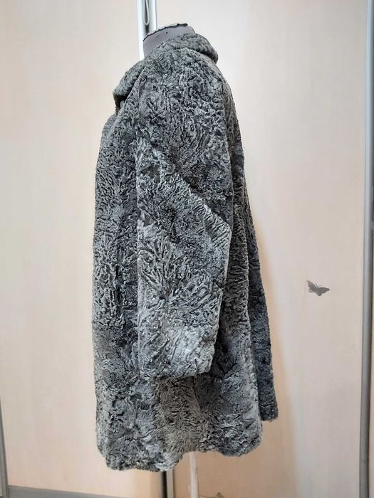 Каракуль  Серый ,свакара. 52-54. шуба