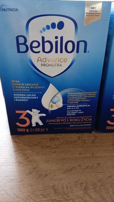 Mleko bebilon 3 sześć opakowań