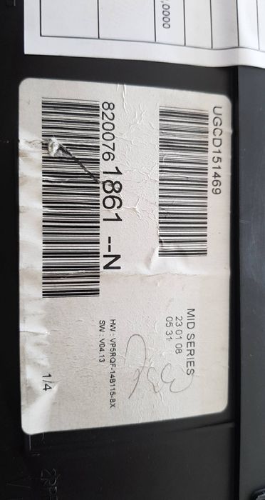 Quadrante / painel de instrumentos RENAULT Clio III (BR0/1, CR0/1)