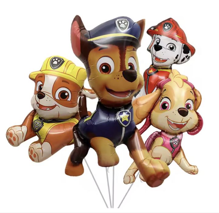 Повітряні фольговані кульки 3d paw patrol