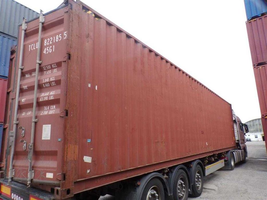 Kontener morski 40’HC używany, sprawny, 12-metrowy