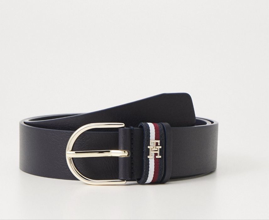 Tommy hilfiger Оригинал denton enamel flag leather belt пояс,ремень,ремінь оригінальний Томмі,Томі Хілфігер,Томи Хилфигер