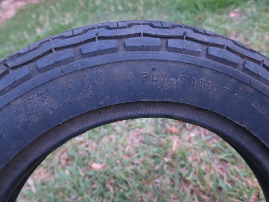 Pneu Kenda novo scooter atrelado reboque 2.75 - 10 nylon piso misto