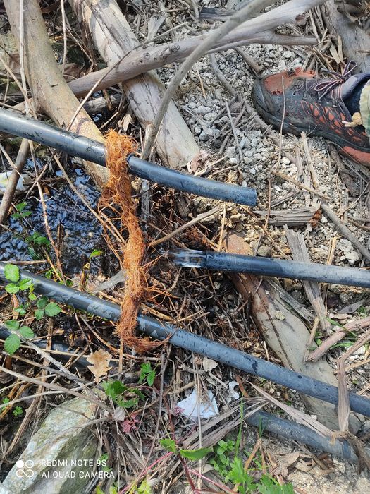 Tubos de água de minas ou fossas