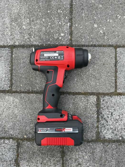 EINHELL OPALARKA TE-HA 18 Li Nowa Z Baterią 4.0ah zestaw