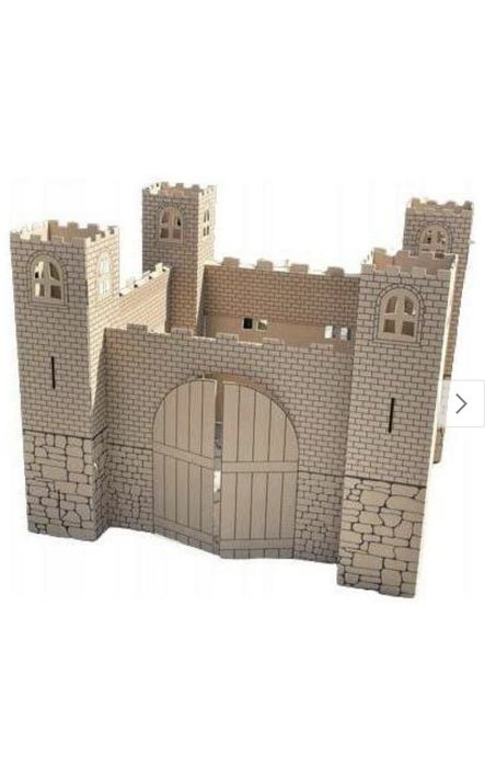 Duży Zamek pałac kartonowy do zabawy dla dIeci 105x83cm