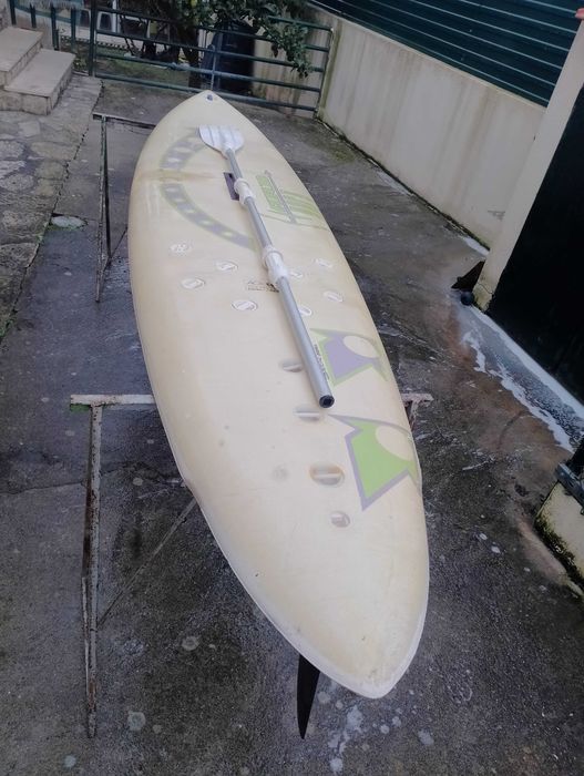 Prancha stand up paddle e kayak com pagaia dupla alumínio