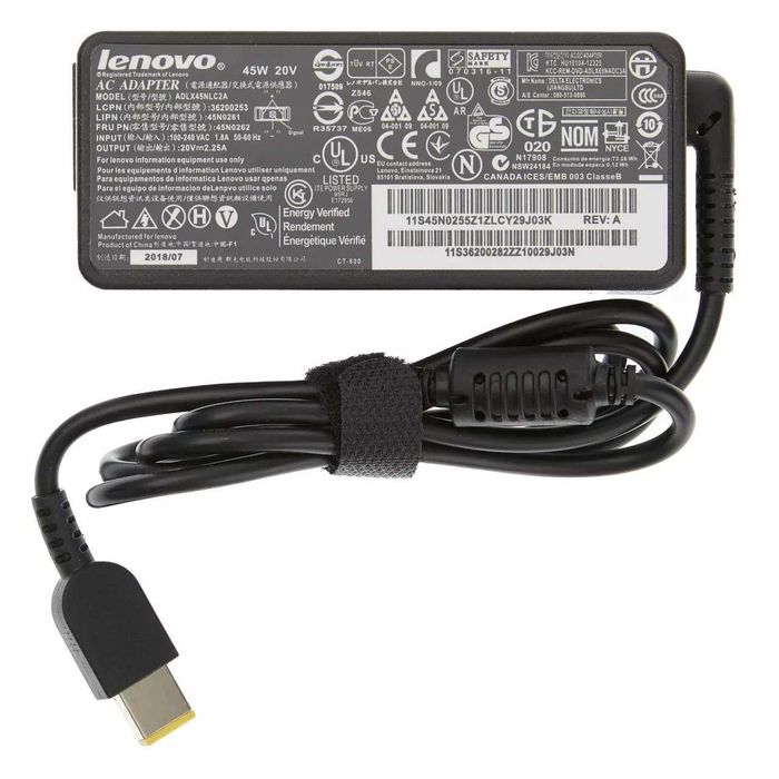 Блок живлення Lenovo 20V, 2.25A, 45W