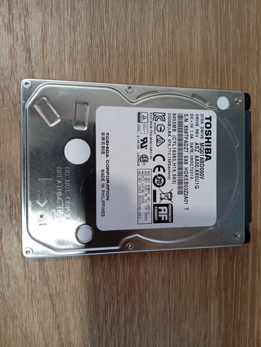 Disco Toshiba 2.5 500GB