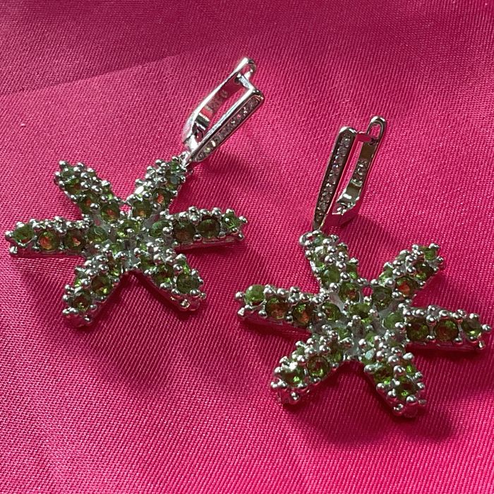 Brincos prata 925 medida 6 cm