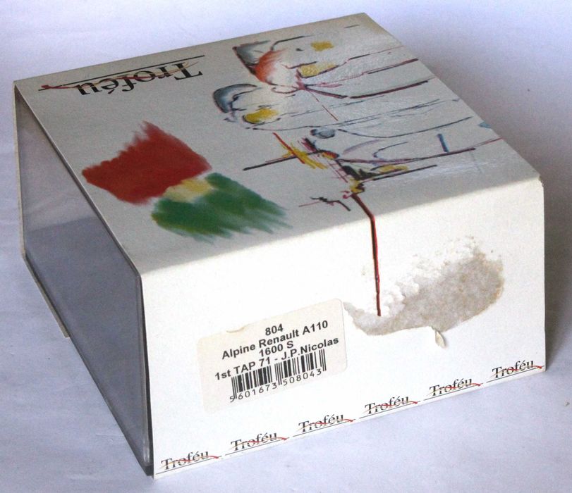 Alpine A110 Vencedor Rali TAP Portugal 1971 Troféu 1/43 em Caixa