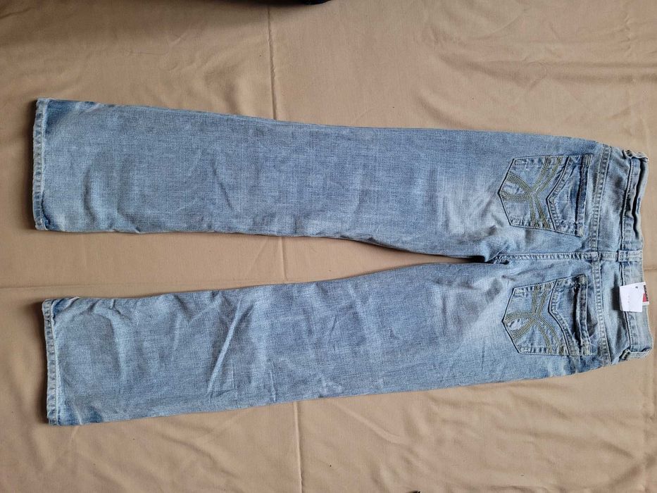 Jeansy damskie, Hilfiger, wycierane, rozmiar 34