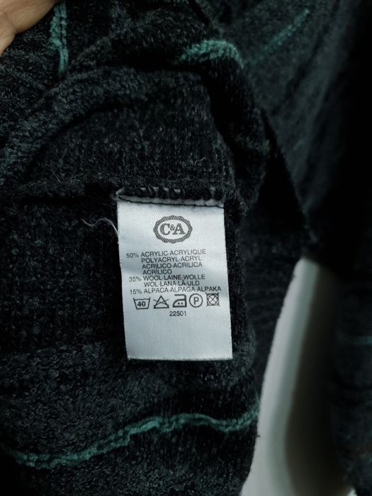 Retro vintage sweter C&A signe incognito M alpaka