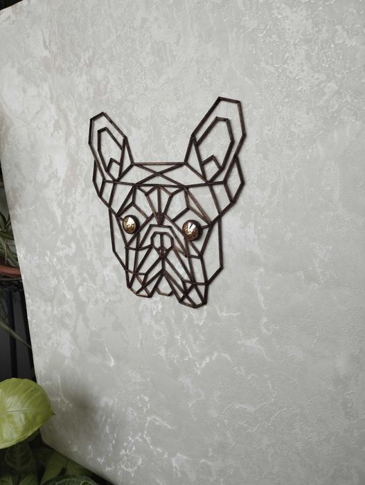 Подарок. Французский бульдог- панно, графика