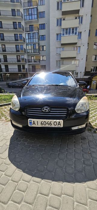 Hyunday Accent 1.4 2008 бензин/газ чорний
