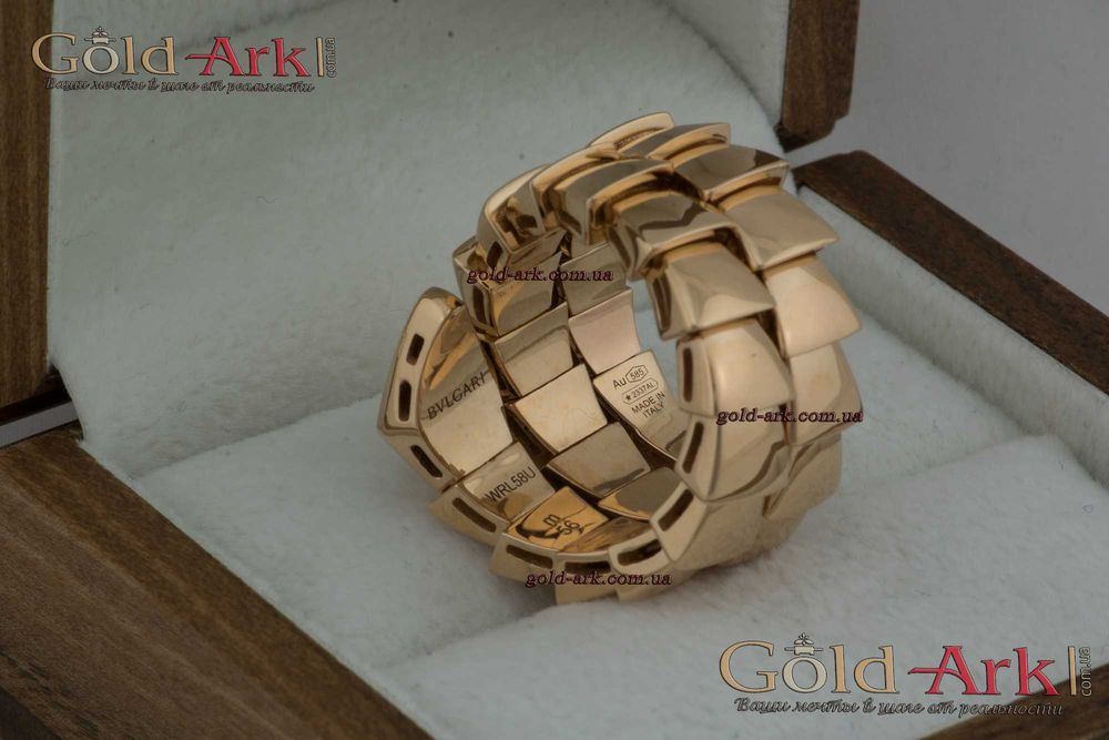 Каблучка змія в червоному 585