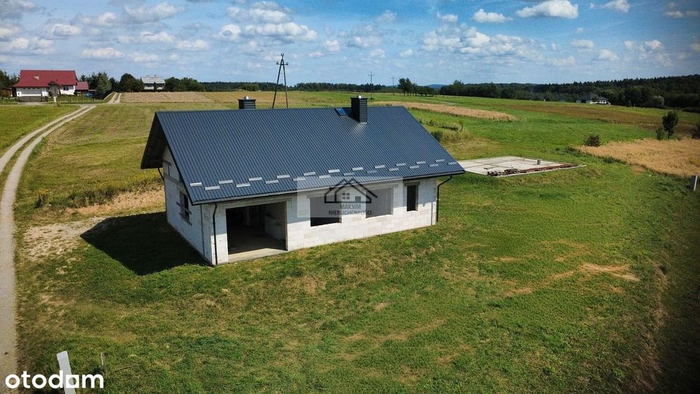 Nowy dom 4-pokoje z poddaszem i ładnym widokiem - Dylągówka - Hyżne -