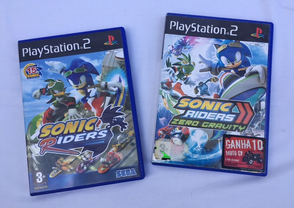 Lote ps2 - SONIC RIDERS I & II