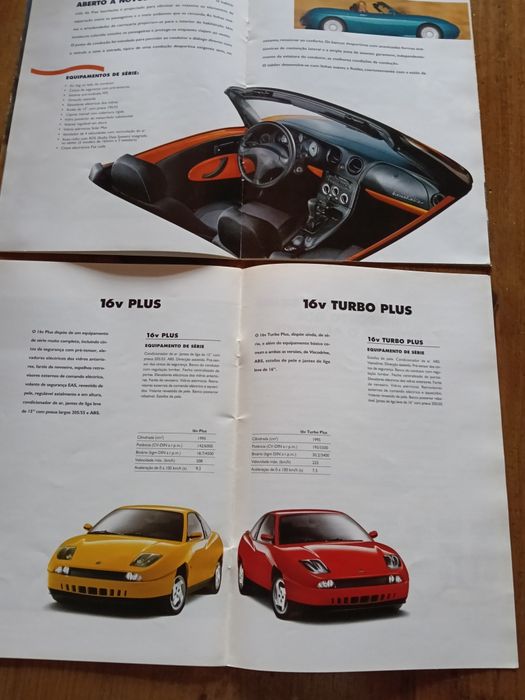 Folhetos de automóveis clássicos/pré clássicos