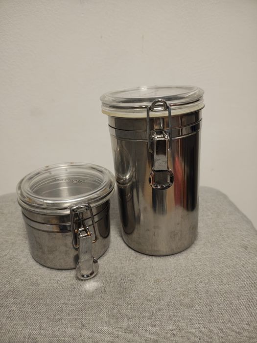 Metalowe puszki 4szt do przechowywania kawa, herbata, makaron itp.