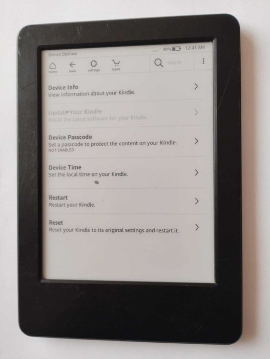 Czytnik Ebooków  e-book  Kindle Touch 2 - 7 Generation